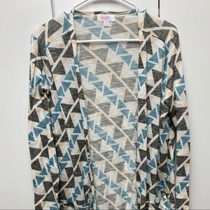 LuLaRoe Sarah size L, triangle print, NWT